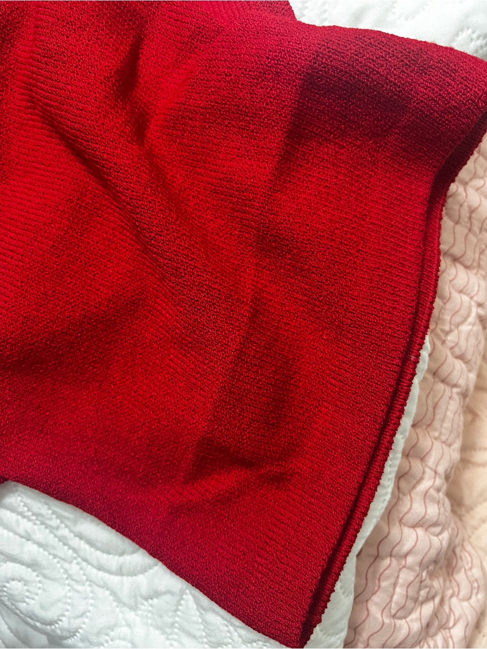 St. John Collections Red Santana Knit
Wide-Leg 10 Medium - Picture 11 of 14